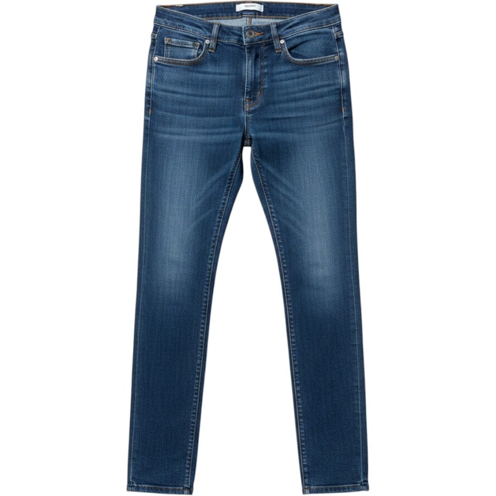 Levis 524 Too Superlow Skinny Jeans Medium Wash Blue Low Rise Womens 5M
